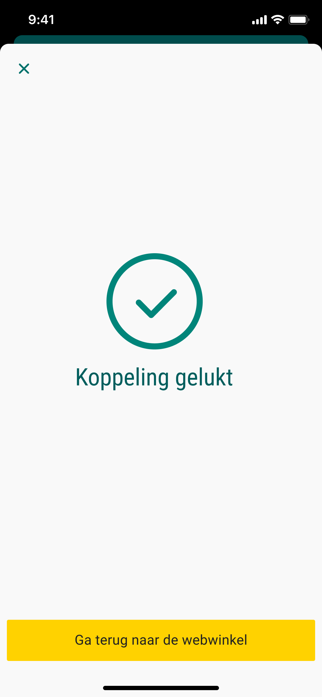 Stap 5 ABN AMRO app koppelen